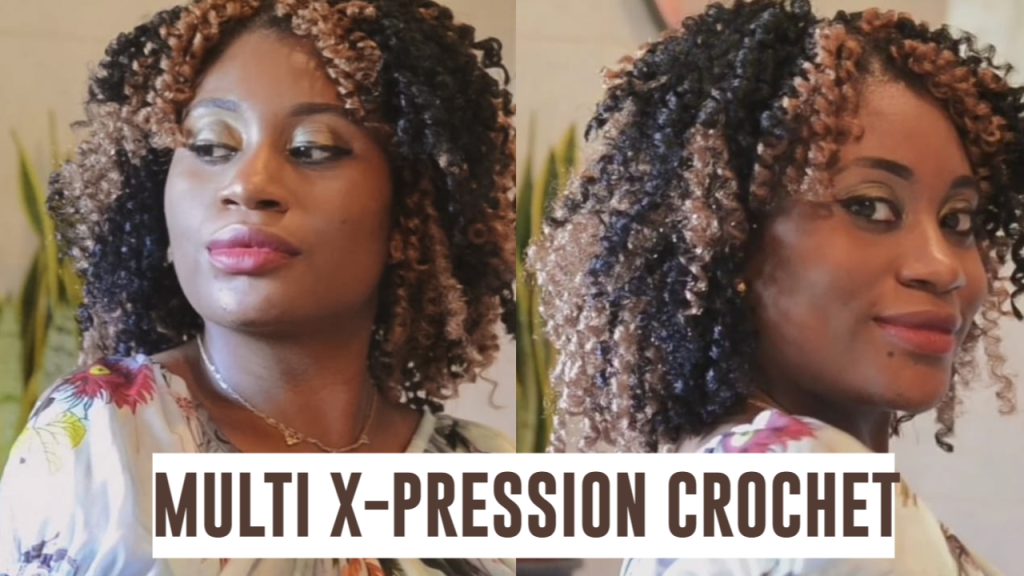 VERY EASY CROCHET HAIRSTYLE UNDER TWO HOURS | Protective style for Natural hair
